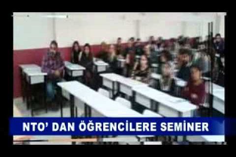 Nto’ dan öğrencilere seminer