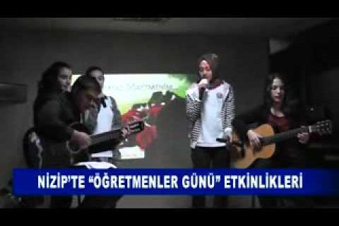 Nizip’te “öğretmenler günü” etkinlikleri