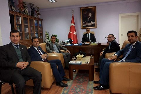 Gaziantep Büro Memur-Sen İl Başkanı ve Yönetim Kurulu üyelerin Nizip Kaymakamlığına z