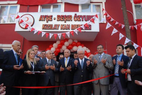 Ayşe Beşir Özyurt Kizilay kan alma merkezi Açıldı