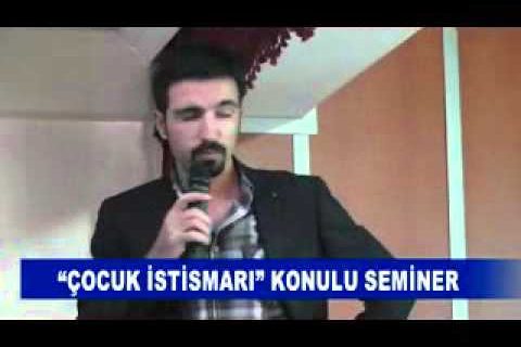 çocuk istismari” konulu seminer