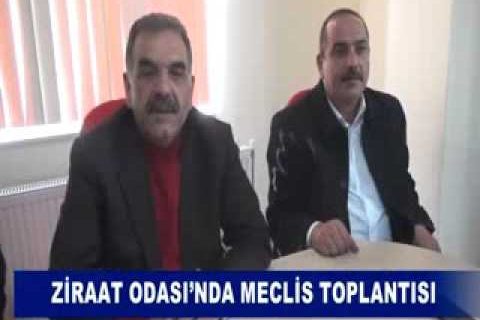 Ziraat odasi’nda meclis toplantisi