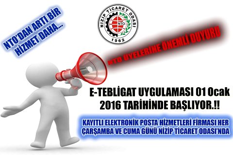 Kayıtlı Elektronik Posta Hakkında Önemli Duyuru