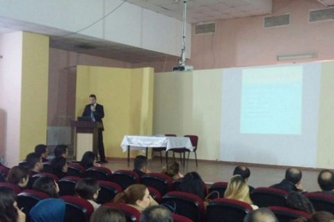 100 Temel Eser Okuma Yarışması Okul Komisyonları Bilgilendirme Toplantısı yapıldı.