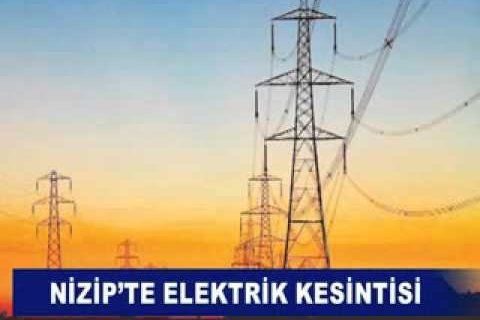 nizip’te elektrik kesintisi