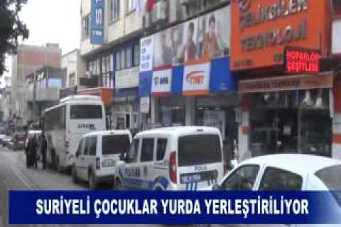 Suriyeli çocuklar yurda yerleştiriliyor