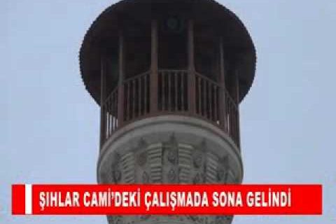 şihlar cami’deki çalişmada sona gelindi