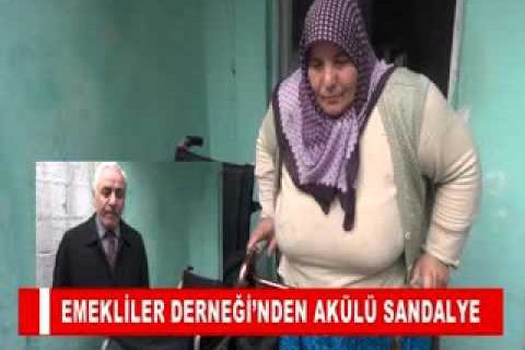 Emekliler derneği’nden akülü sandalye