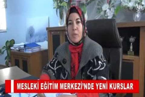 Mesleki eğitim merkezi’nde yeni kurslar