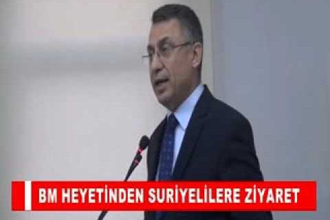 Bm heyetinden suriyelilere ziyaret