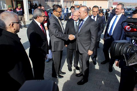 Dışişleri Bakanı Mevlüt ÇAVUŞOĞLU ve beraberindeki heyet, konteyner kenti ziyaret ett