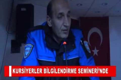 Kursiyerler bilgilendirme semineri’nde