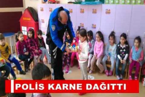 Polis karne dağitti