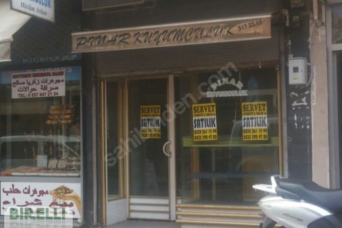Kuyumculuk için dizayn edilmiş satilik dükkan