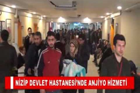 Nizip devlet hastanesi’nde anjiyo hizmeti