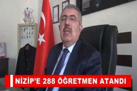 Nizip’e 288 öğretmen atandi