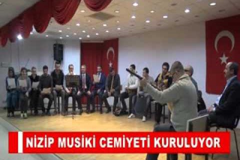 Nizip musiki cemiyeti kuruluyor