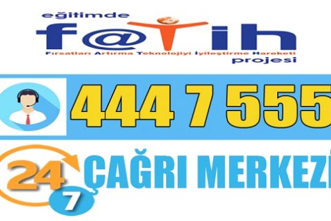Fatih Projesi Çağrı Merkezi Kuruldu.