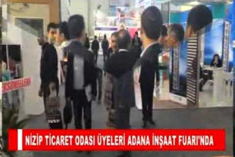 Nizip ticaret odasi üyeleri adana inşaat fuari'nda
