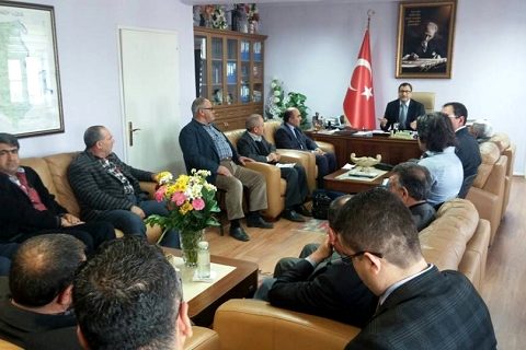 Nizip Kaymakamı Sayın Harun SARIFAKIOĞULLARI başkanlığında Nizip-Belkıs Pompaj Sulama