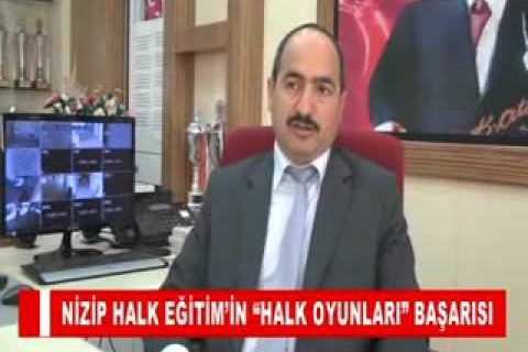 Nizip halk eğitim’in “halk oyunlari” başarisi