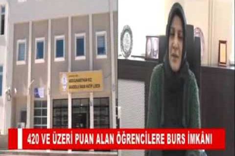 420 ve üzeri puan alan öğrencilere burs imkâniı