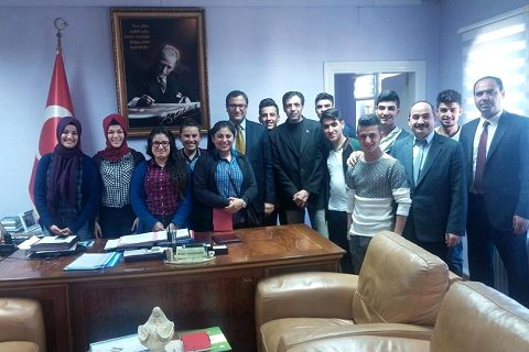 Başkan kocaaslan fidan dikti