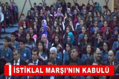 Istiklal marşi’nin kabulü