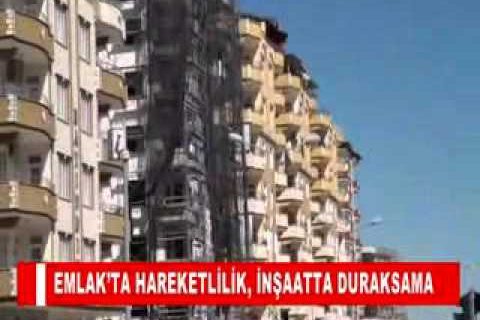 Emlak’ta hareketlilik, inşaatta duraksama