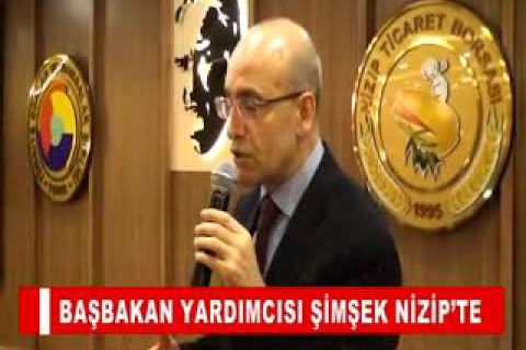 Başbakan yardimcisi şimşek nizip’te