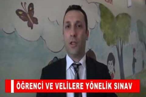 öğrenci ve velilere yönelik sinav