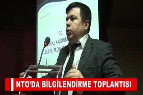 Nto’da bilgilendirme toplantisi