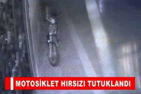 Motosiklet hirsizi tutuklandi