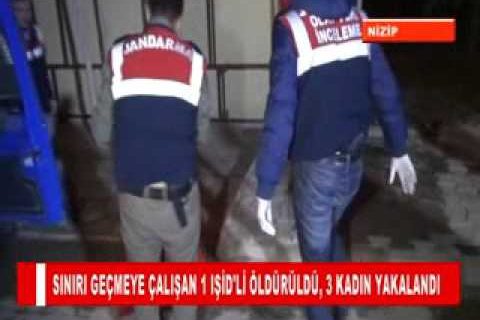 Siniri geçmeye çalişan 1 işid'li öldürüldü son