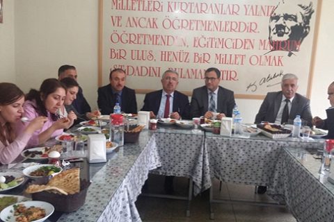 Aday Öğretmenlere Kahvaltı verildi.
