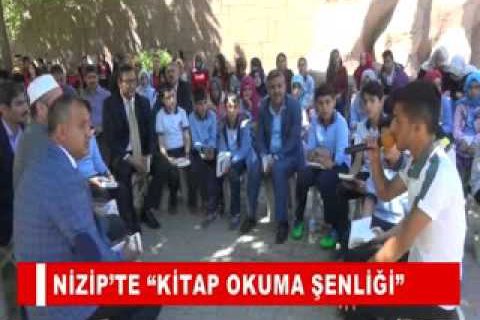Nizip’te “kitap okuma şenliği”
