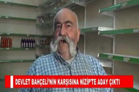 Devlet bahçeli’nin karşisina nizip’te aday çikti