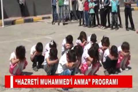 “hazreti muhammed’i anma” programi
