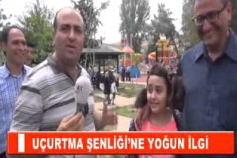 Uçurtma şenliği’ne yoğun ilgi
