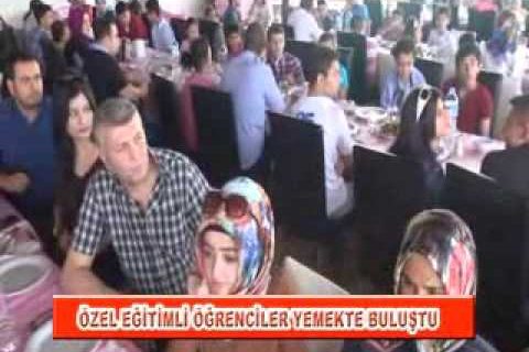 özel eğitimli öğrenciler yemekte buluştu