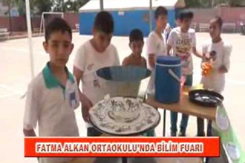 Fatma alkan ortaokulu’nda bilim fuari