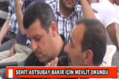 şehit astsubay bakir için mevlit okundu