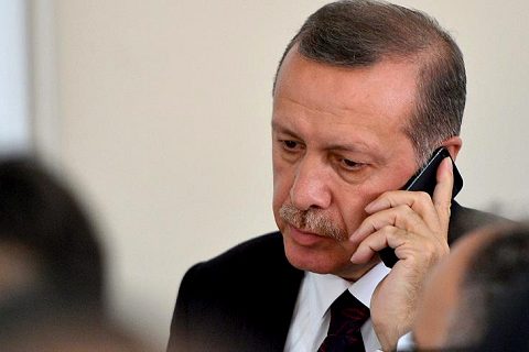 Cumhurbaşkani erdoğan şehit ailesiyle telefonla görüştü