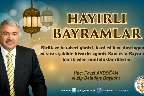 Başkan Akdoğan dan Ramazan Bayramı Mesajı