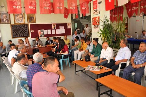 Chp  de bayramlaşma
