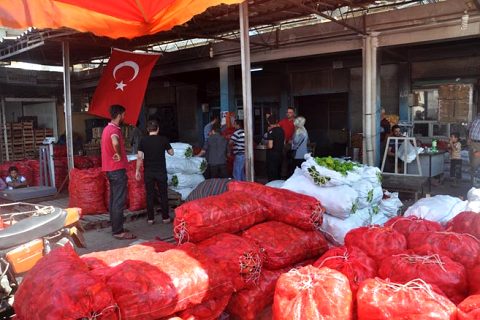 Nizip te salçalik biber sezonu başladi