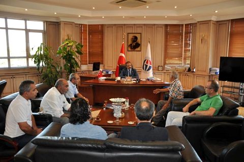 Nizip heyetinden rektör ali gür e ziyaret