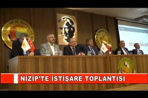Nizip te İstişare Toplantısı