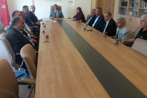 Nizip Kaymakamı Harun SARIFAKIOĞULLARI İlçemiz Esnaf  Odası Başkanları ile Bir Araya 