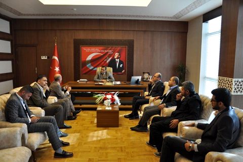 Tümsiad üyelerinden kaymakam a ziyaret